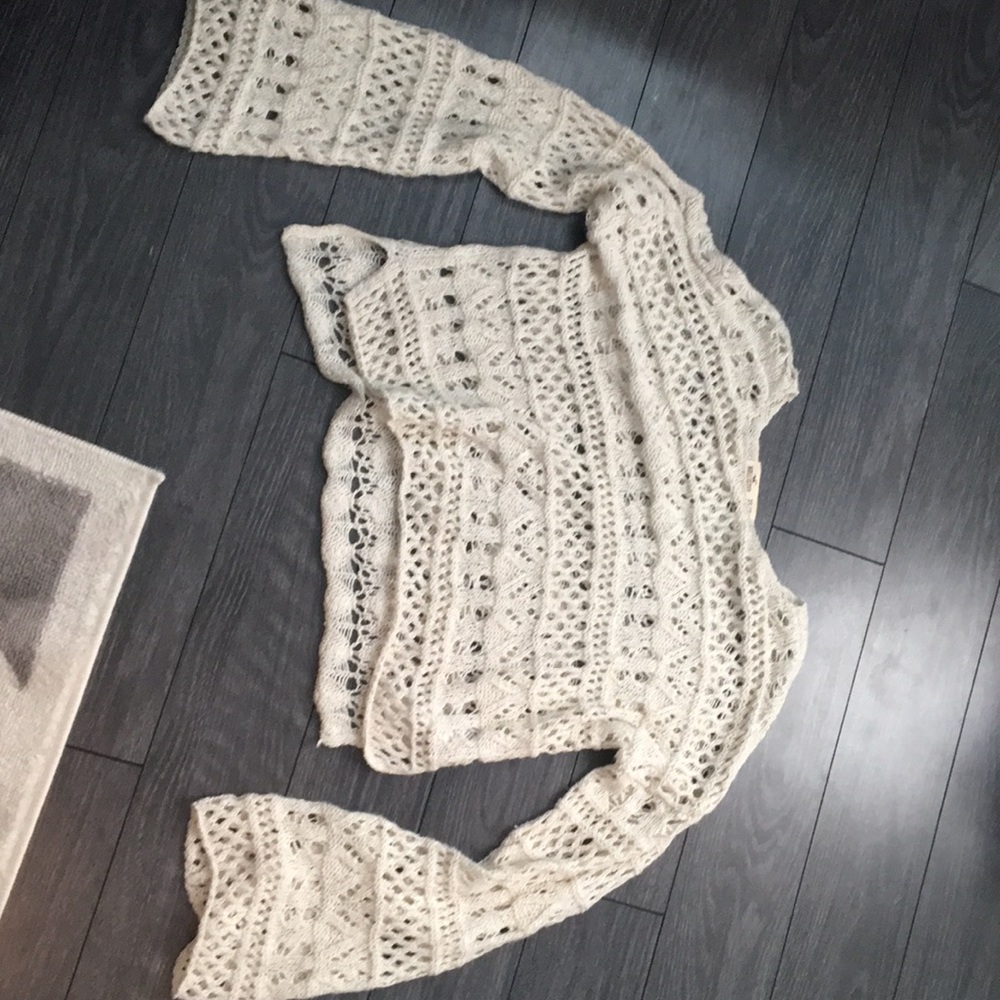 Hollister cropped sweater